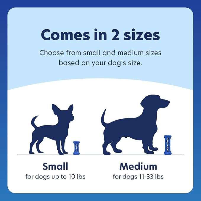 SuperPaw Dog Dental Chew Holder - Healthy Toy for Boredom Relief and Oral Care (60+ Min Extended Chew Time) - Medium, 1 Pack