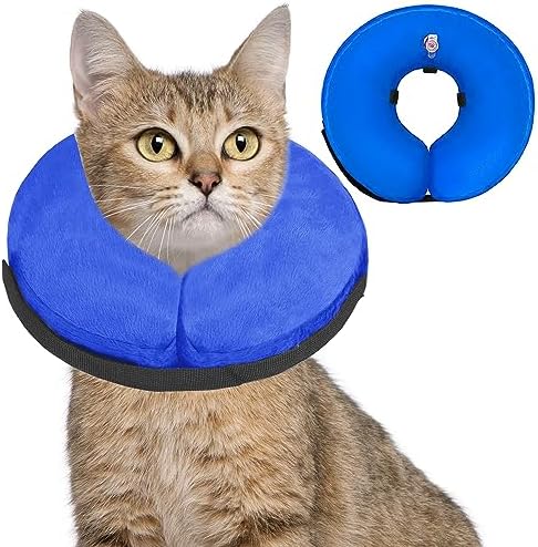 Soft Inflatable Cone Recovery Collar for Dogs and Cats After Surgery