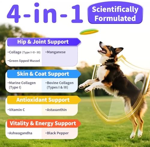 12-in-1 Collagen for Dogs - Triple Liquid Collagen for Dogs