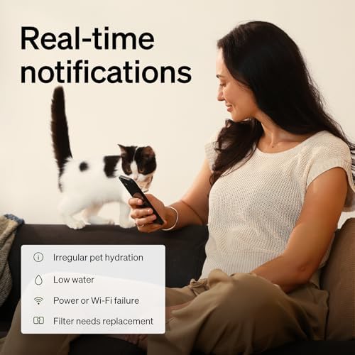 PETLIBRO RFID Automatic Cat Feeder & Water Fountain – Collar Tag Activated, Personalized Feeding & Fresh Water for Multi-Pet Homes, Wi-Fi Programmable Combo with Cat Recognition & Diet Tracking