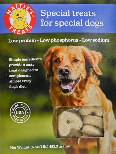Mattie’s Treats Dog Treats 16oz Low Protein Phosphorus Sodium