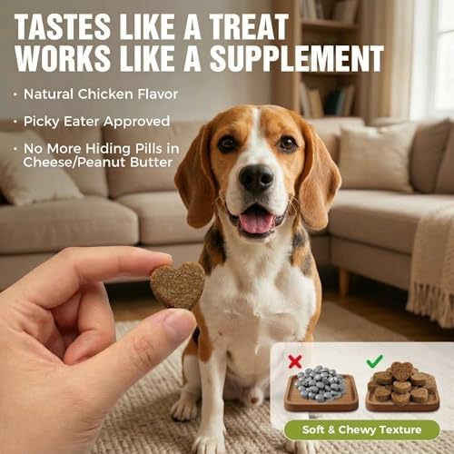 Dog Probiotics 2B CFU 6-Strain for Gut Health, Diarrhea & Gas Relief