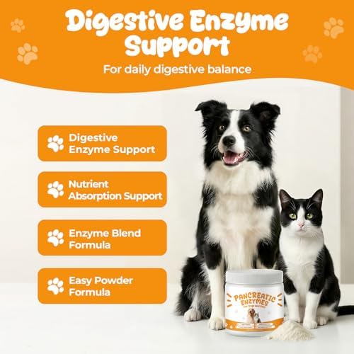 Pancreatic Enzymes for Dogs, EPI Support with Porcine Pancreatin Powder