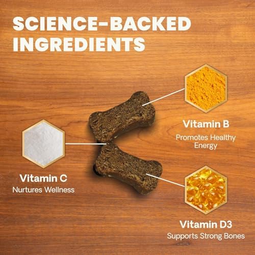 VetriScience 27+ Active Health Chews for Dogs, Veggie, 30 Count