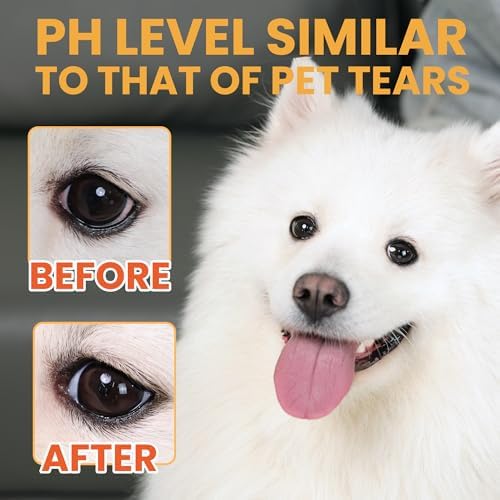 Eye Wash 150ml/5 fl.oz for Dogs, Cats, and Livestock Flush Soothe and Moisturize Reduces Tear Staining
