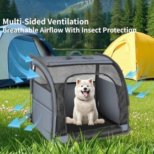 Collapsible Dog Crate Compatible with Smart Fortwo A451 2012-2014