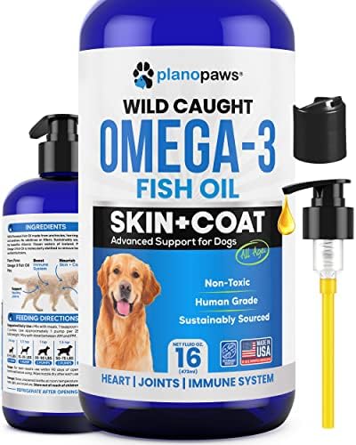 Omega 3 Fish Oil for Dogs - Supports Shedding and Itching, Skin and Coat