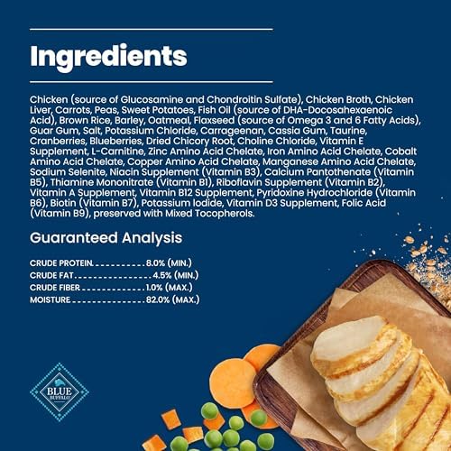 Blue Buffalo Homestyle Recipe Chicken Senior Wet Dog Food, 12.5 oz, 3 ct