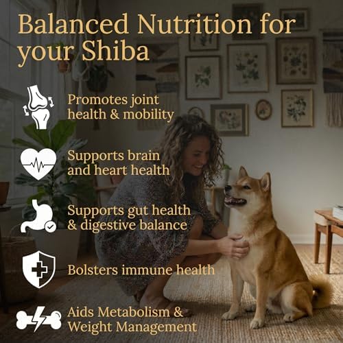 Shiba Inu Multivitamins, 90 Count, Made in the USA with Real Bacon