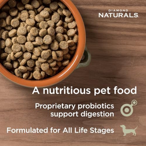 Diamond Naturals Skin & Coat Puppy, Adult & Senior Dry Dog Food Salmon 15lb