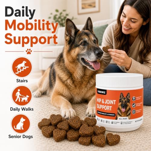 Dog Hip and Joint Supplement, 7-in-1, Mobility and Cartilage, 100ct
