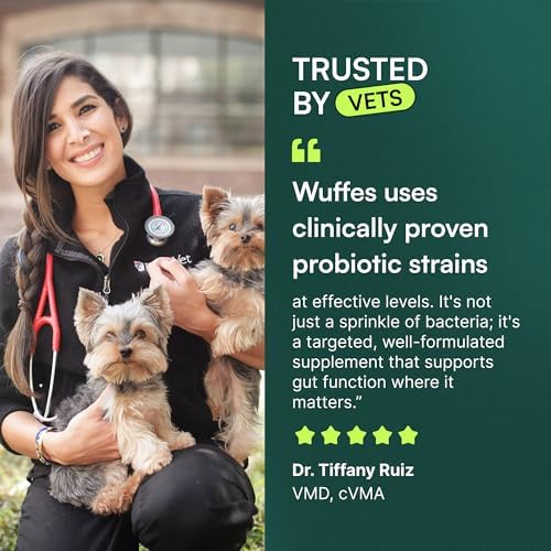 Wuffes Probiotic Chews for Dogs, Gut & Immune Support