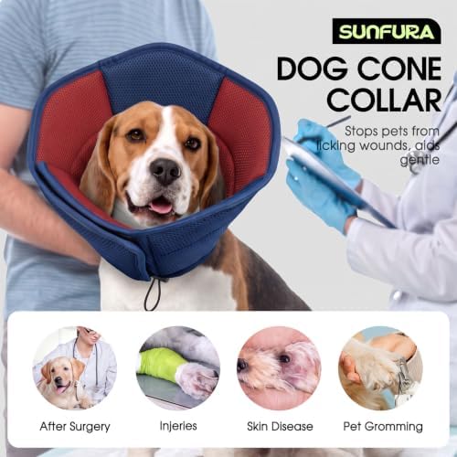 Dog Cones for Large Dogs Soft Cone for Dogs to Stop Licking