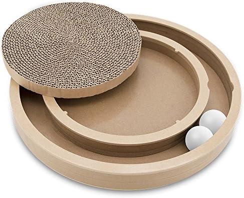 Catify Spin n' Scratch Interactive Cat Scratcher - Round
