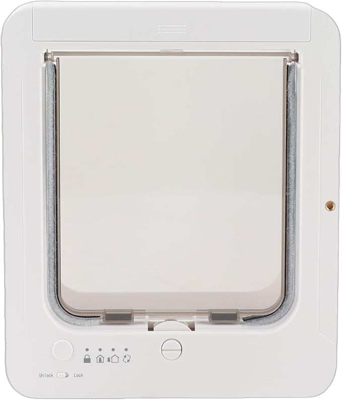 Mingzhe Automatic Cat Door Smart Sensing Pet Flap for Indoor and Outdoor