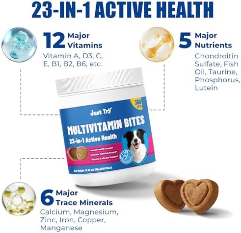 Just Try Coenzyme Q10 Heart Heathy Bites for Dogs