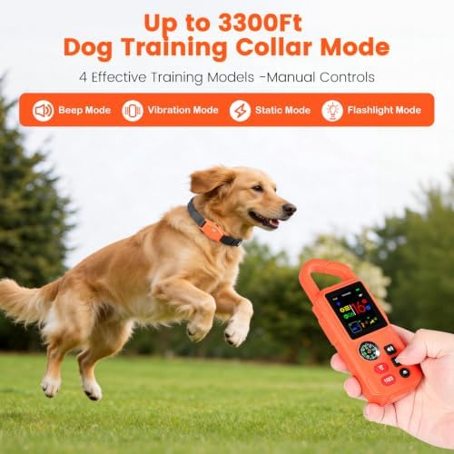 4-in-1 Electric Fence for Dogs for Medium Large Dogs, Safe Pet Containment