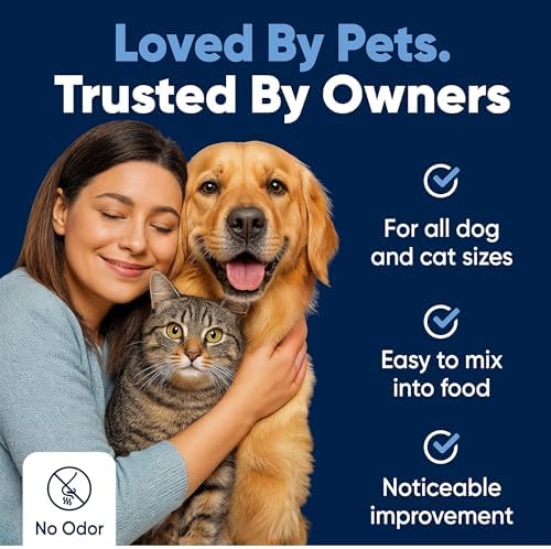 Woofy Pancreatin Digestive Support | Pancreatic Digestive Enzymes | 10x Pancreatin | No Odor | Pancreatin for Dogs and Cats | Pancreatic Enzyme | Great for Pets with EPI | 250 Grams