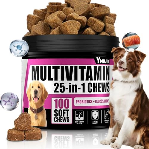 25-in-1 Dog Multivitamin Chewable with Probiotics，Dog Vitamins