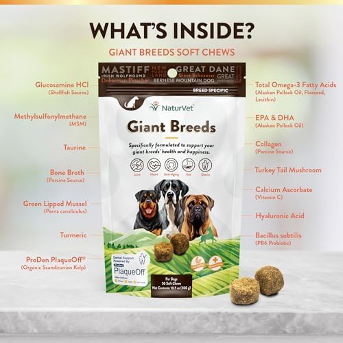 NaturVet Breed Specific Multivitamin for Giant Breed Dogs