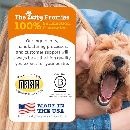 Zesty Paws Itch Relief for Dogs - Omega 3 for Dogs, Chicken, 50 Ct