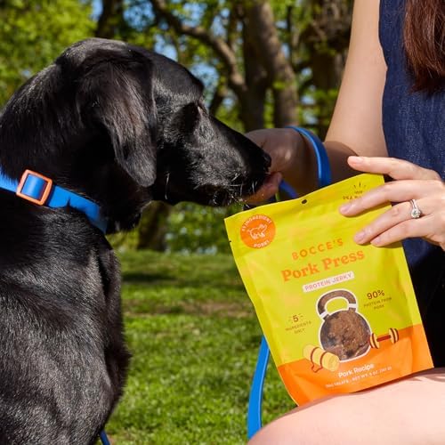 Bocce's Bakery Pork Press Protein Jerky Dog Treats, Pork (5 oz)