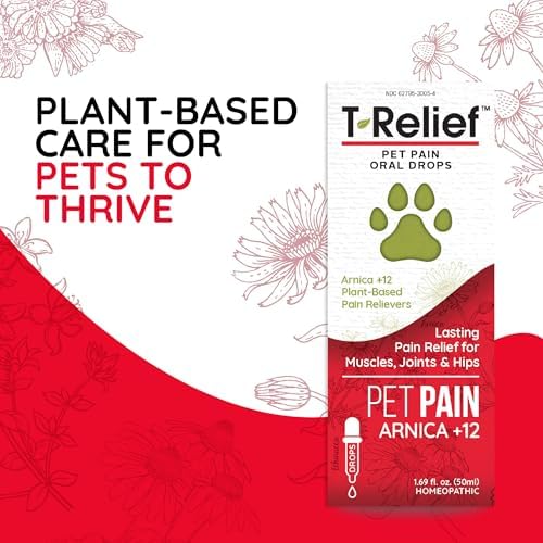 MediNatura T-Relief Pet Discomfort Relief Oral Drops, Arnica +12, 1.69 oz
