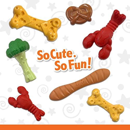 Nylabone Power Chew Cheese Bone Dog Chew Toy, Cheese Flavor, Medium