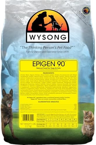 Wysong Epigen 90 Starch Free Canine Feline Dry Formula Dog Cat Food (WDCFE905), Chicken, 5pounds