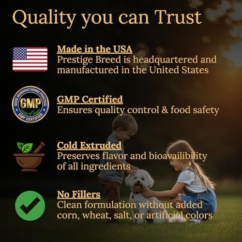 Bichon Frise Multivitamins, 90 Count, Made in the USA with Real Bacon.
