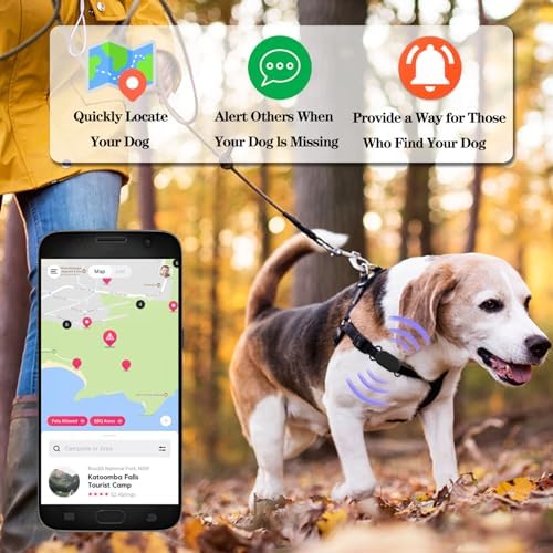 2 Pack Waterproof Dog Collar Compatible with Samsung Galaxy SmartTag 2 | Silicone GPS Tracker Hidden for Samsung Tag 2, Anti-Lost Dog Collar Smart Tag 2 Case(Black,Pink)