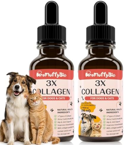 3X Premium Collagen Liquid for Dogs & Cats Supplement for Joint & Skin