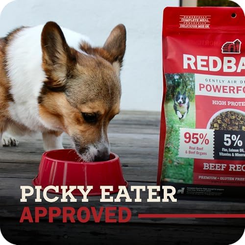 Redbarn Air Dried Powerfood High Protein Beef Recipe, Made in USA, 2.5 oz