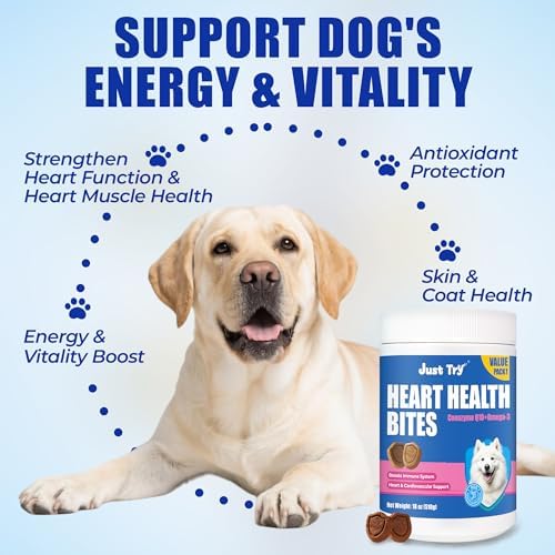Just Try Coenzyme Q10 Heart Heathy Bites for Dogs