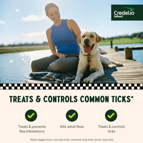 Credelio (lotilaner) Tick & Flea Treatment for Dogs 50.1-100 lbs., 6ct
