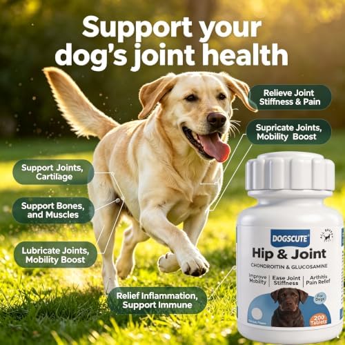 Joint Supplement for Dogs, Dog Hip and Joint, Glucosamine for Dogs, 200ct