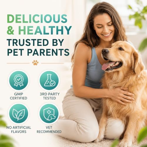 ZEBORA Probiotics for Dogs, Gut & Digestive Health, 120 Freeze-Dried Chews
