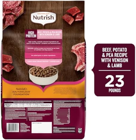 Nutrish High Protein Dry Dog Food, 23 lb. Bag (Rachael Ray)