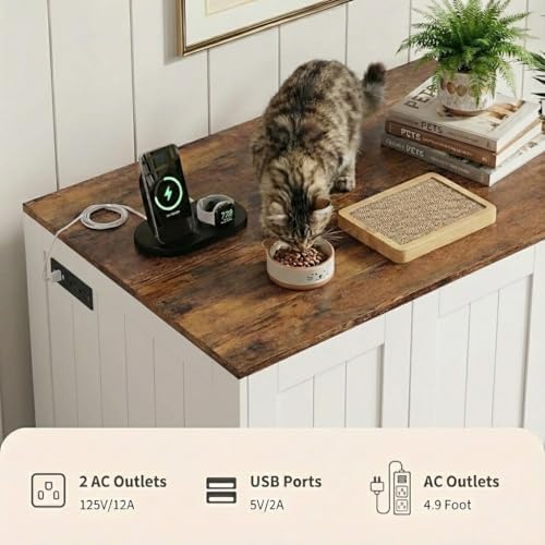 Garvee Cat Litter Box Enclosure, Large Cat House
