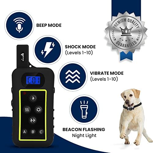 My Pet Command 1.25 Mile(6600 Ft) Long Range Dog Training Collar,1 Collar