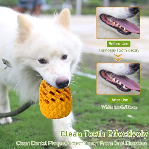 Indestructible Pineapple Dog Toy - Gaint Aggressive Chewers Training