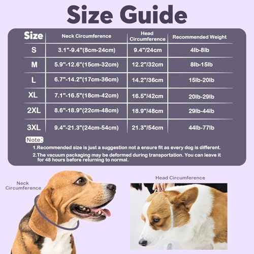 IDOMIK Dog Recovery Collar, Waterproof Soft Dog Cone After Surgery