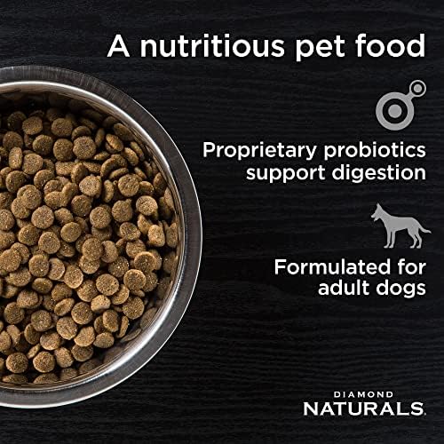 Diamond Naturals Adult Dry Dog Food, Beef Meal & Rice, 40lb