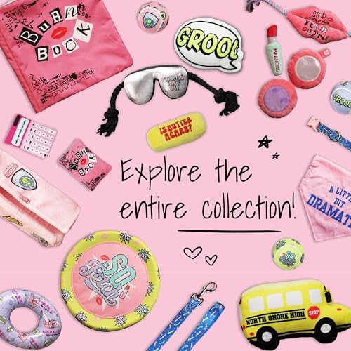 Mean Girls, Interactive Toy Bundle for Dogs, Squeaky Makeup Kit Dog Toy Set