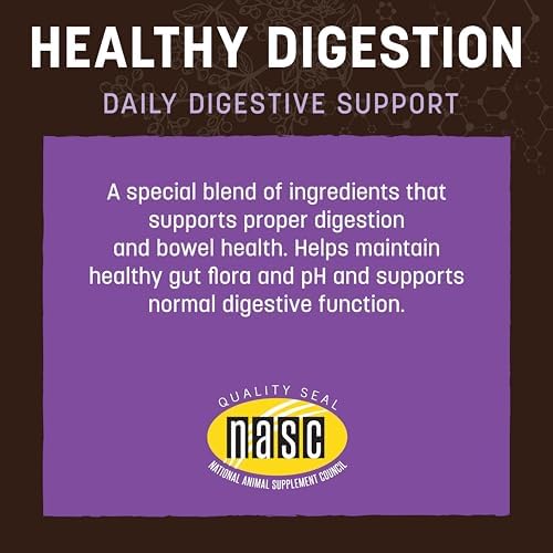 Earth Animal Apothecary Supplement - Healthy Digestion for Dogs & Cats 8 oz