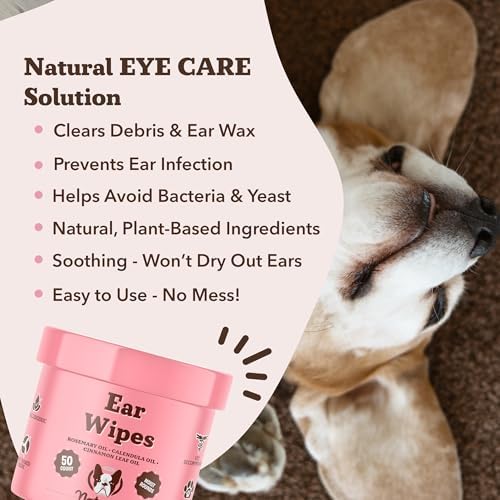 Natural Dog Company Ear Wipes & Skin Soother Wipes Bundle – Essential Oil Infused Ear Cleaner & Hypoallergenic Moisturizing Wipes – Itch Relief, Odor Reduction & Skin Hydration – 50 ct + 100 ct