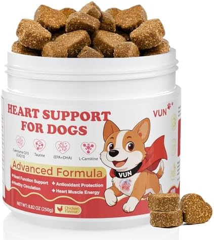 VUN Dog Heart Supplements–Senior Dogs Cardio Support Soft Chews
