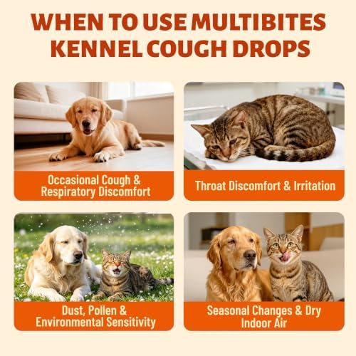 Kennel Cough Relief for Dogs & Cats - 2oz Herbal Drops