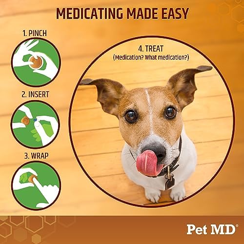 Pet MD Wrap A Pill Peanut Butter Flavor Pill Paste for Dogs - 8 oz