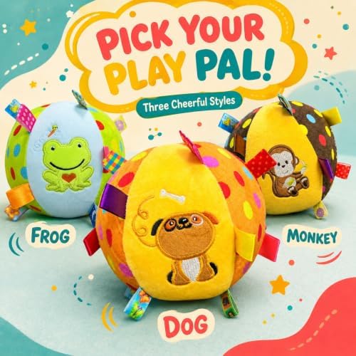 Squeaky Play Balls for Dogs,Squeaky Ball Interactive Toy，C+C+C